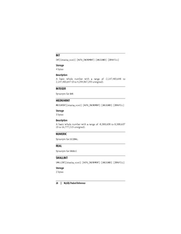 File:MySQL Pocket Reference (2e 2007).pdf