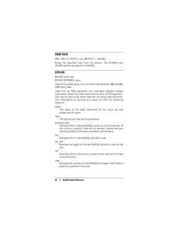 File:MySQL Pocket Reference (2e 2007).pdf