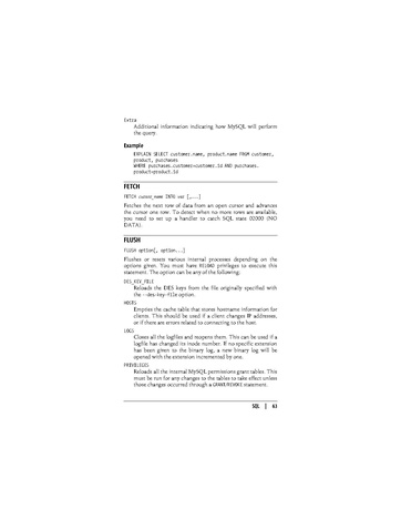 File:MySQL Pocket Reference (2e 2007).pdf