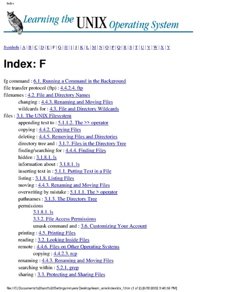 File:Learning the UNIX Operating System.pdf