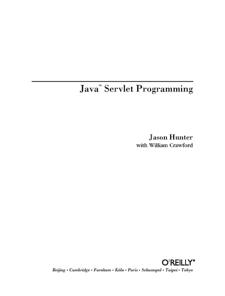 File:Java Servlet Programming (1e 1998).pdf
