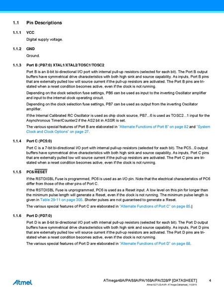File:Atmel-8271-8-bit-AVR-Microcontroller-ATmega48A-48PA-88A-88PA-168A-168PA-328-328P datasheet Summary.pdf