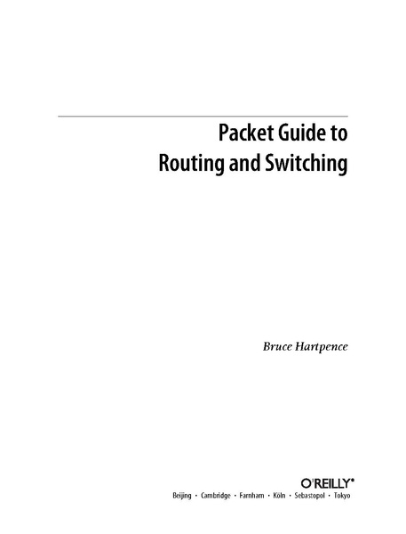 File:Packet Guide To Routing And Switching (1e 2011).pdf