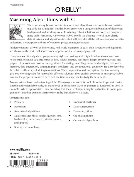 File:Mastering Algorithms with C (1e 1999).pdf