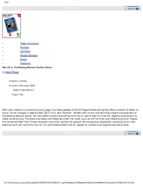 File:Mac OS X The Missing Manual Panther Edition.pdf