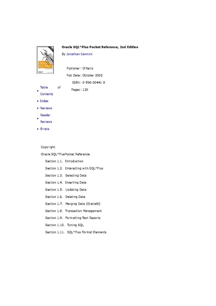 File:Oracle SQL Plus Pocket Reference 2nd Edition.pdf